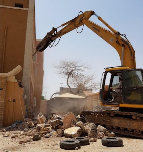 شركة هدم لتكسير المباني بتقديم خدمة فعالة باتباع أعلى مستوى من معايير السلامة وضمان الجودة في  الرياض